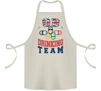 GB Bere Squadra Divertente Cervo Fare Doo Birra Cotone Grembiule 100% Biologico
