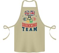 GB Bere Squadra Divertente Cervo Fare Doo Birra Cotone Grembiule 100% Biologico