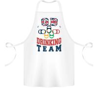 GB Bere Squadra Divertente Cervo Fare Doo Birra Cotone Grembiule 100% Biologico