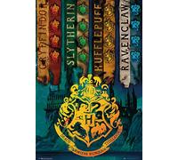 GB eye AMBROSIANA Poster (80r) Harry Potter House Flags (61x91,5)