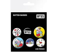 GB Eye Bt21: Mix (Badge Pack) Merchandising Ufficiale