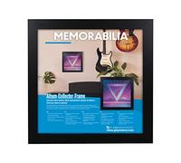 GB Eye FMALT1FB Cornice portafoto contemporanea, in legno nero, 12" Record Sleeve - 31,5 x 31,5 cm (adatto per doppi LPs)