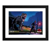 Jurassic Park Framed Print Alan Grant Vs T-rex (300) GB EYE