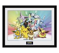 GB Eye Limited GB Eye, Pokemon, Eevee, Foto incorniciata, 40,6 x 30,5 cm, Legno, Vari, One Size, 111 unità