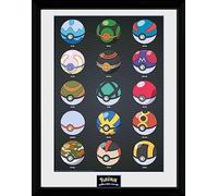 Pokemon Quadretto Con Cornice Framed Print Pokeballs (30.5 x 40.6cm) ABYSTYLE