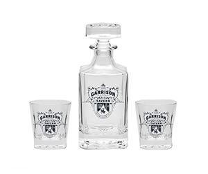 GB eye Peaky Blinders Garrison - Decanter e set di bicchieri in vetro, 750 ml