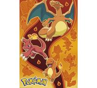 GB eye POKEMON Poster tipo fuoco (91,5 x 61 cm)