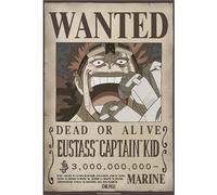 GB Eye Poster One Piece Wanted Kid Wano 52 x 38 cm