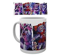 GB eye Tazza Five Nights At Freddy's, Sister Location Characters, Porcellana, Multicolore, 9 cm
