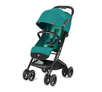 Gb GOLD Qbit+ Passeggino, Luxus Traveller, Sistema da Viaggio 3 in 1, dalla Nascita fino a 17 kg, circa 4 Anni, Laguna Blue