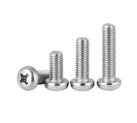 GB823 A2-70 Vite a testa cilindrica piccola a croce in acciaio inossidabile M1.6-M8 5/50 pezzi(2mm,50pcs M2)