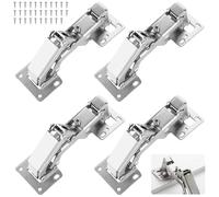 GBACHOOSE 4 cerniere a 175 gradi, cerniere per ante dell'armadio, cerniere a vite per armadio, mobili, porta dell'armadio, cerniere a vite, cerniere per mobili