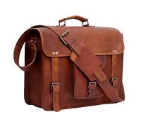 Gbag (T) Borsa per computer portatile in pelle vintage da 15 pollici Messenger valigetta a tracolla borsa a tracolla