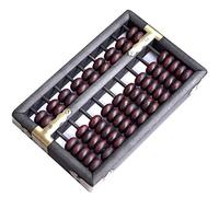 GBASDXU Abaco in Stile Vintage, Abaco in Legno, Abaco Super Mini Abaco in Palissandro Collezione retrò a 9 Posizioni Abaco Piccolo/Regalo Portatile for abbaco