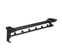 GBASDXU Aste appendiabiti estraibili, Barra appendiabiti for guardaroba resistente in alluminio con asta scorrevole for armadio estraibile,