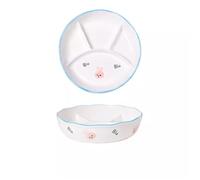 GBASDXU Piatti con divisori, Piatti Divisi for La Cena Domestica In Ceramica A Scompartimenti for Adulti