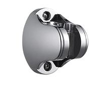 GBASDXU Supporto per soffione Doccia, Supporto Universale da Parete con Viti for testine Portatili, Base Regolabile in angolazione for Bagno, Cromato