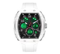 GBB Orologio da polso digitale da uomo, multifunzione, sportivo, impermeabile, con quadrante a botte di vino, retroilluminazione a LED, cronometro, per attività all'aperto, fitness, lavoro, orologi da