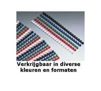 GBC 100 CERLOX 10MM ROSSO 21A (GBC 4028215 CombBind Binding Combs 10mm Red Pack of 100) NEW