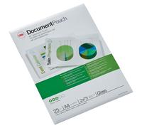 GBC Laminierfolien A4 75 mic, Robuste Laminiertaschen im 25er Pack, Glänzend, Tr