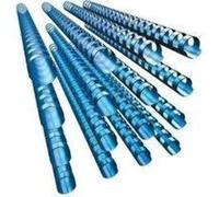 GBC Anelli Plastici CombBind, 10 mm, 65 Fogli di Capacità, A4, 21 Anelli, Blu, C