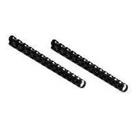 GBC Anelli plastici CombBind A5 bianchi 12 mm [100] (GBC 4400008 A5 8mm Black Comb Binders) NEW