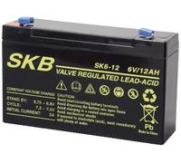 GBC, Batteria Piombo Skb 6V/12Ah Faston 4,8 per PegPerego
