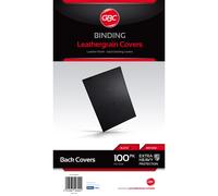 GBC Cf100 Copertine Goffrate Nero, 100 Pezzi Confezione da 100 A4 Nero