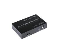 GBC cod. 14.2810.18-Mini Splitter HDMI 4 USCITE 3D 4K X 2K Il Primo Splitter HDMI sul Mercato Totalmente Aderente alle specifiche dello Standard 1.4, con suppo...