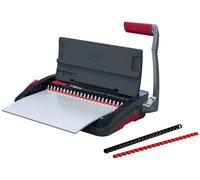 GBC CombBind CB12 Rilegatrice Manuale - Rilega 165 fogli A5/A4, design compatto e leggero, perfora 12 fogli, nero/argento, 4410060