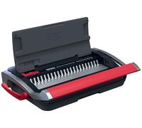 GBC CombBind CB15 Rilegatrice Manuale - rilega 165 fogli A5/A4, design compatto e leggero, perfora 15 fogli, nero/argento, 4410061