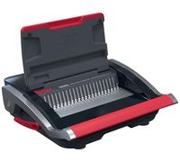 GBC CombBind CB25 4410063 - Rilegatura manuale 390 fogli A5/A4, design compatto e leggero, punzonatura 25 fogli, nero/argento
