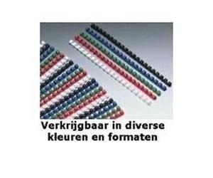 GBC COMBBIND - Combinatura in plastica - 14 mm - 21 anelli - A4 (210 x 297 mm) - 125 foglie - blu - 100 pezzi. - Per Combbind C NEW