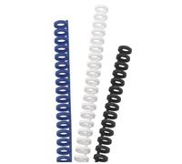 GBC - conf. 50 Dorsi plast Ibicli34anelli bianco 12mm 388057E