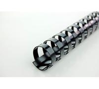 GBC Dorsi plastici 21A 12mm 100pz - Nero - 4028177