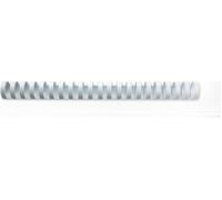 GBC Confezione 100 Dorsi Plastici 22mm Bianco 4028612