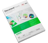 GBC Laminierfolien A3 75 mic, Robuste Laminiertaschen im 25er Pack, Glänzend, Tr
