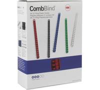 Dorsini Spiralati Plastici Ovali GBC - 51 mm - 450 Fogli - 4028207 (Bianco Conf.