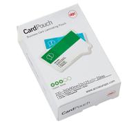 GBC Confezione da 100 Pouches per Plastificazione a Caldo, Formato Badge con Fin