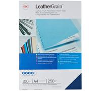 GBC Copertine Leathergrain 100pz - Blu Scuro - CE040029 Confezione da 100 A4 Blu