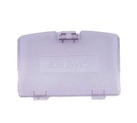 GBC Cover, ENDARK Coperchio della parte posteriore di riparazione della plastica Coperchio della porta della batteria di ricambio per GBC Gameboy Color System (2 pezzi Trasparente Viola)