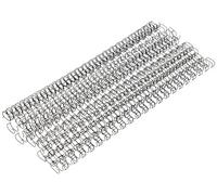 GBC Dorsi metallici 21anelli 10mm 100pz - Nero - IB165221
