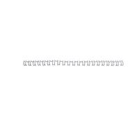 100 DORSI SPIRALE METALLO IB161438 14MM 21 ANELLI ARGENT