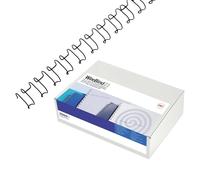 GBC WebStore - Dorsi per rilegatura Multibind IB160431 - metallici 21 anelli 6 mm argento 100 pz