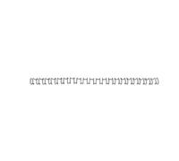 GBC Dorsi metallici 21anelli 6mm 100pz - Nero - IB165023