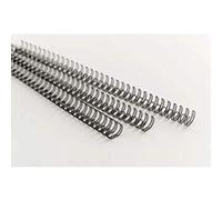 GBC Dorsi metallici 21anelli 8mm 100pz - Nero - IB165122