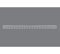 Spirali metalliche a 34 anelli GBC Wirebind 11 mm A4 bianco - fino a 100 fogli -