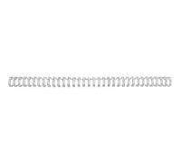 GBC Dorsi metallici 34 anelli 8mm 250pz - Argento - RE810597