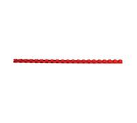 GBC Dorsi plastici 21A 10mm 100pz - Rosso - 4028215