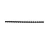 GBC Dorsi plastici 21A 14mm 100pz - Nero - 4028178